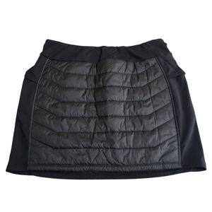 Baleaf Quilted Puffer Skirt Sz 2XL Black Outdoor Hiking Gorpcore Insulated Warm